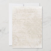 Ahoy ist eine nautische Babydusche Einladung (Rückseite)