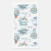 Ahoy ist eine Niedliche Whale-Tisch-Dekoration Kin Serviette (Vorderseite)