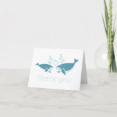 Ahoy It's a Boy Baby Shower Danke (Vorderseite)