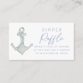 Ahoy It's A Boy Baby Shower Diaper Raffle Insert (Vorderseite)