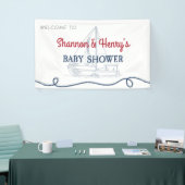 Ahoy It's a Boy Nautical Baby Shower Willkommen Banner (Messeveranstaltung)