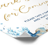 Ahoy It's a Boy Nautical Danke, dass du gekommen b Poster (Ecke)