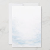 Ahoy It's a Boy Under the Sea Couples Baby Shower Einladung (Rückseite)