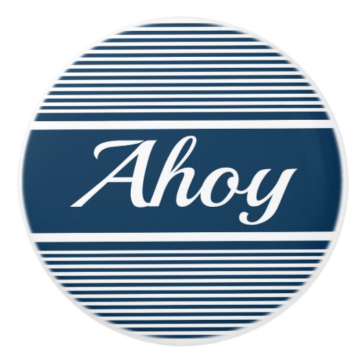 Ahoy Keramikknauf (Vorderseite)