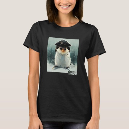 Ahoy King Emperor Sea Bird Penguin Penguin T-Shirt (Vorderseite)
