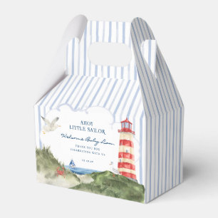 Ahoy Kleiner Segler Nautische Babyparty Geschenkschachtel