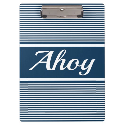 Ahoy Klemmbrett (Vorderseite)