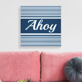 Ahoy Leinwanddruck (Insitu (Wohnzimmer))
