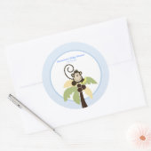 Ahoy Mate Monkey bevorzugt Sticker 1,5 cm (Umschlag)