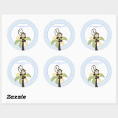 Ahoy Mate Monkey bevorzugt Sticker 1,5 cm (Blatt)