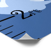 Ahoy Mate/Sailboat/Whale Growth Chart Behalten auf Poster (Ecke)