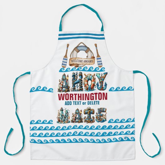 AHOY MATE! SCHÜRZE (Vorderseite)