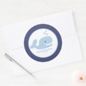 Ahoy Mate Whale bevorzugen Sticker 1,5 cm (Umschlag)
