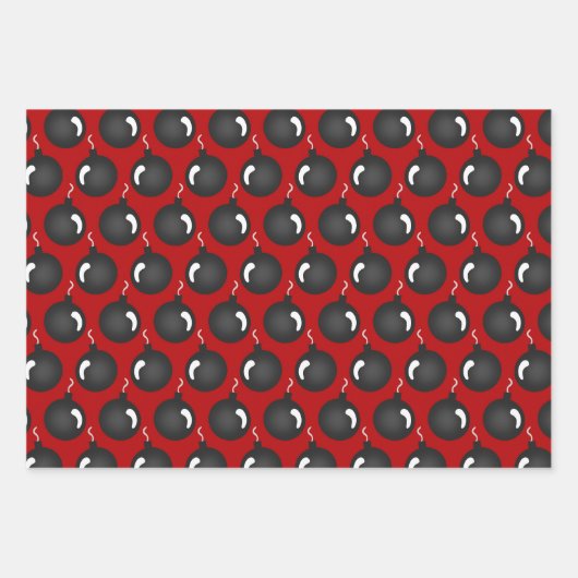 Ahoy Matey! Black Pirate Ship Birthday Geschenkpapier Set (Vorderseite)