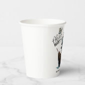 Ahoy Matey! Black Pirate Ship Birthday Pappbecher (Rechts)