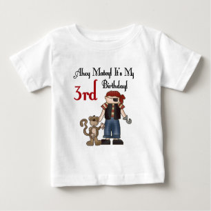 Ahoy Matey Pirate 3. Geburtstagsgeschenke und Gesc Baby T-shirt