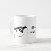 Ahoy Matey Pirate Face Kaffeetasse (Vorderseite Links)