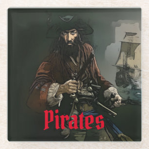 Ahoy, Matey! Pirate Party Untersetzer