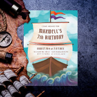 Ahoy Matey Pirate Ship Birthday Party