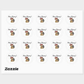 Ahoy Matey Teddy Bear Pirate Stickers (Blatt)