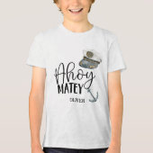 Ahoy Matey! Tri-Blend Shirt (Vorderseite)