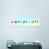 Ahoy Mateys! Pirate Party Sign Banner (Messeveranstaltung)
