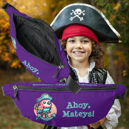 Ahoy, Mateys! Spaß Niedlicher Papagei mit einem Pi Bauchtasche