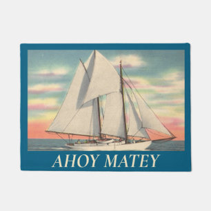 Ahoy Matrosen Willkommens Fußmatte
