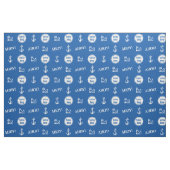 Ahoy! Muster für benutzerdefinierte Bootanker Stoff (Fat Quarter (45,7 x 55,9 cm))