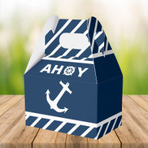 Ahoy Nautical Birthday Party