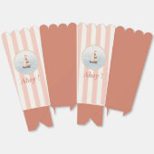 Ahoy Nautical Birthday | Red Strip & Sailboat Geschenkschachtel (Ungeklappt)