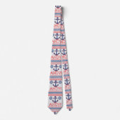 AHOY Nautical Strick Weihnachtsjumper Style Krawatte (Vorderseite)