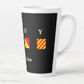 AHOY Personalisiert Milchtasse (Rechts)