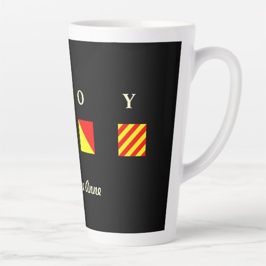 AHOY Personalisiert Milchtasse (Rechts)