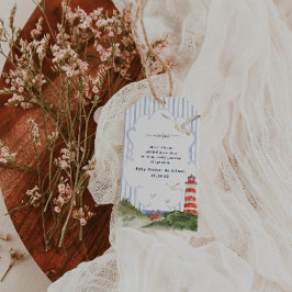 Ahoy Petit Marin Étiquette Merci Baby Shower Geschenkanhänger