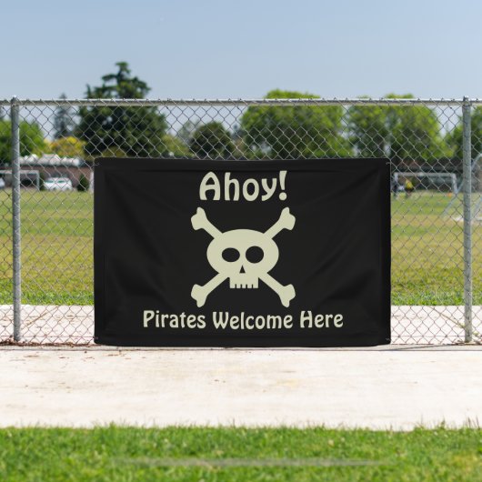 Ahoy! Pirates Welcome Banner (InSitu)