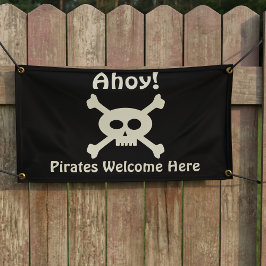 Ahoy! Pirates Welcome Banner