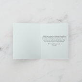 Ahoy sein a Boy Nautical Baby Dusche Danke Karte (Innenseite)