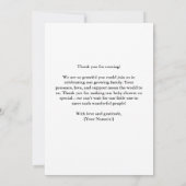 Ahoy sein a Boy Nautical Theme Kinderdusche Dankeskarte (Rückseite)