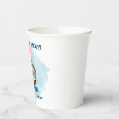 Ahoy sein a Boy Nautical Theme Kinderdusche Pappbecher (Links)