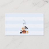 Ahoy sein Baby Duschkabine Windelwanne Begleitkarte (Rückseite)