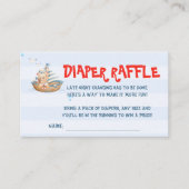 Ahoy sein Baby Duschkabine Windelwanne Begleitkarte (Vorderseite)