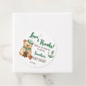 Ahoy sein ein Junge Teddy Bär Babydusche danke Geschenkanhänger (Beispiel)