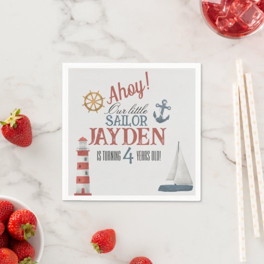 Ahoy! Serviette (Beispiel)