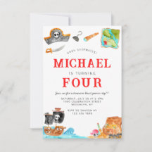 Ahoy Shipmates Treasure Hunt Ship Pirate Geburtsta