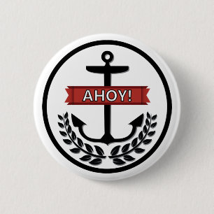 Ahoy - Standard, 2¼ Zoll runder Knopf Button