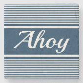 Ahoy Steinuntersetzer (Vorderseite)