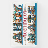 AHOY THEMA Matching-GENEHMIGUNG AN BORD Banner (Vertikal)