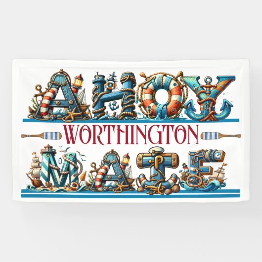 AHOY THEMA Matching-GENEHMIGUNG AN BORD Banner (Horizontal)