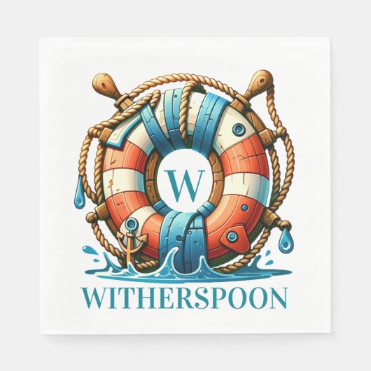 AHOY Thema Serviette (Vorderseite)